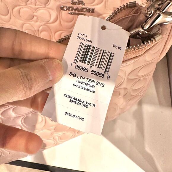 NWT❤️ COACH NWT Coach Teri Shoulder Bag In Signature Leather CY774 Crossbody - Picture 5 of 8